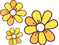 Ilustracion de seccion (flores amarillas).